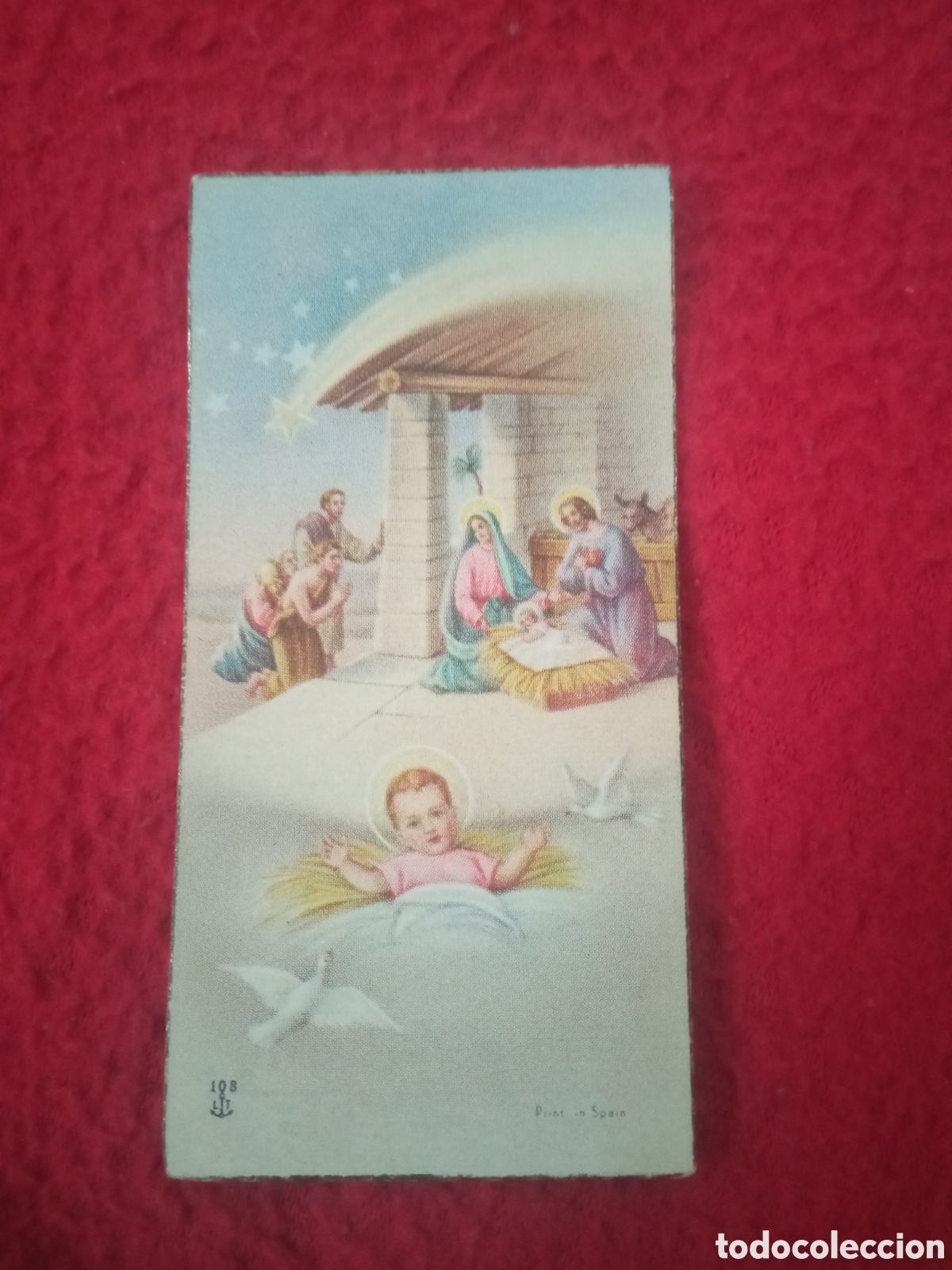 Postales: Antiguo recordatorio de Primera Comuni&oacute;n de 1949,Guisando (Avila)