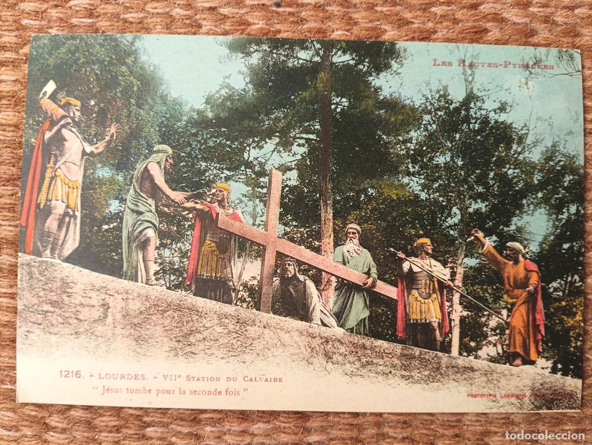 Postales: LOURDES - VII ESTACION DEL CALVARIO