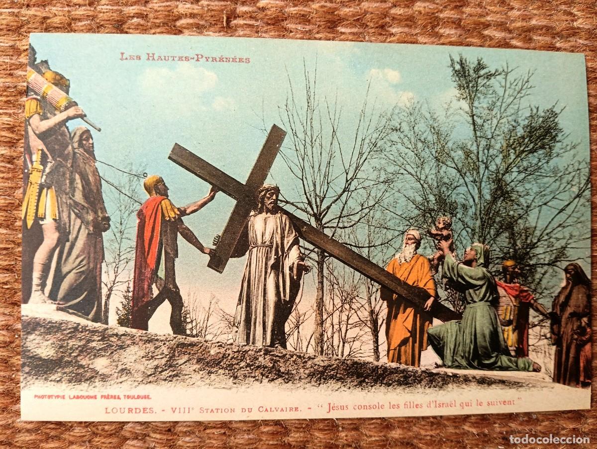 Postales: LOURDES - VIII ESTACION DEL CALVARIO