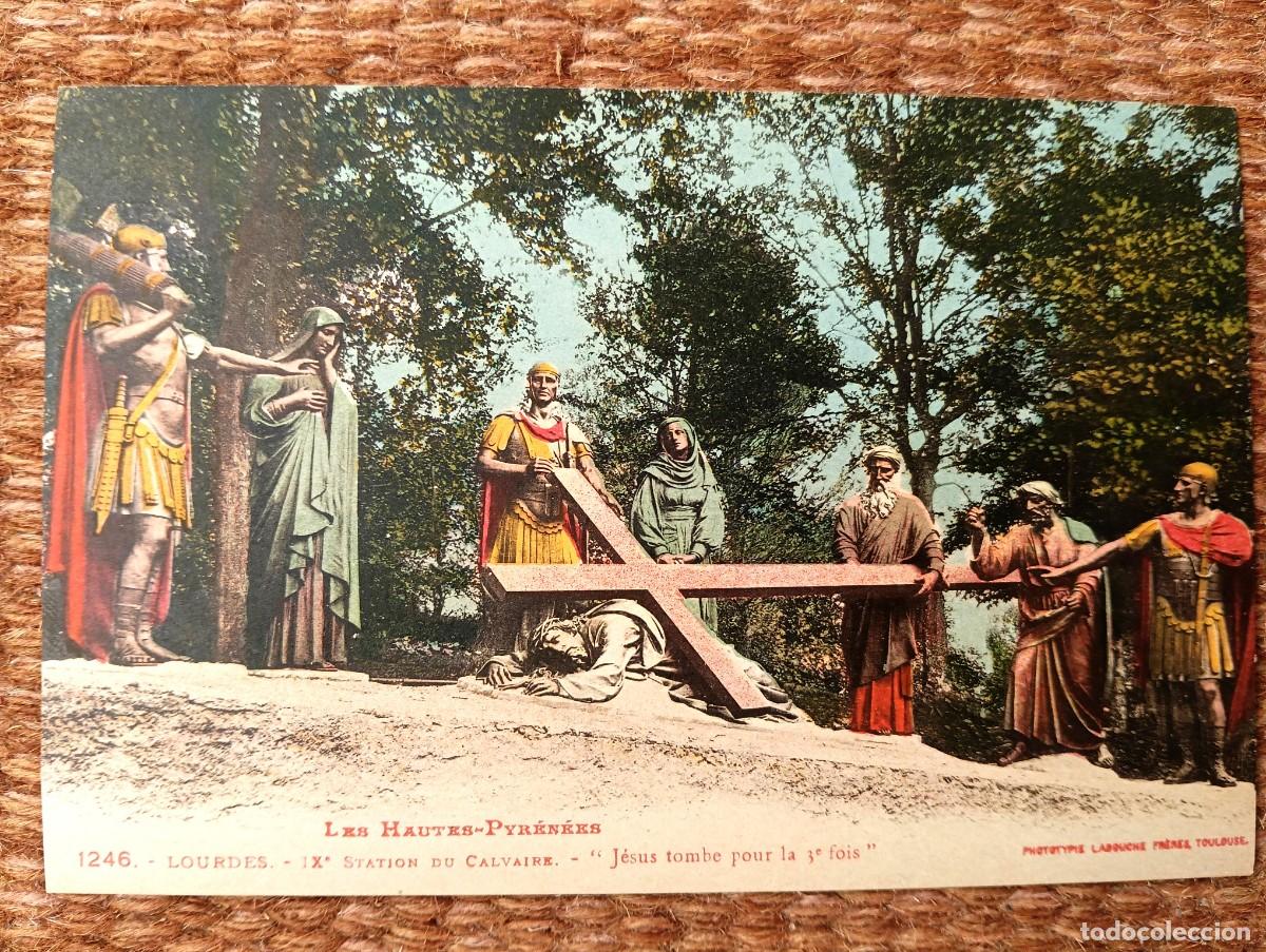 Postales: LOURDES - IX ESTACION DEL CALVARIO