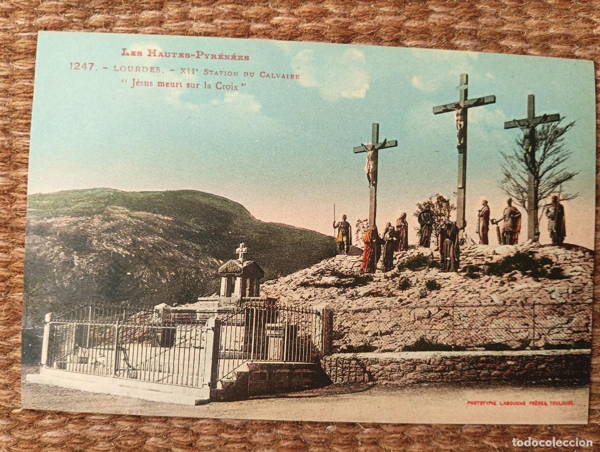 Postales: LOURDES - XII ESTACION DEL CALVARIO