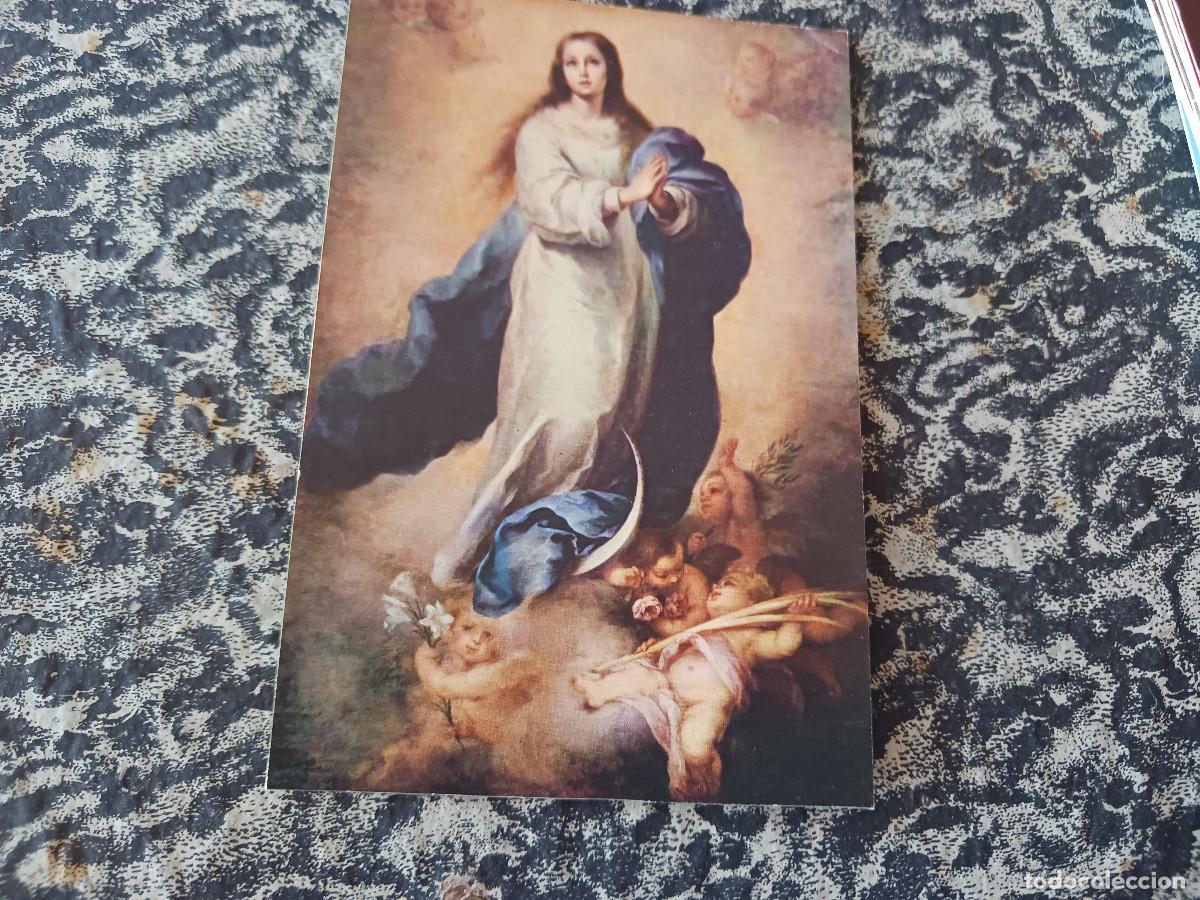Postales: Museo del Prado. 972 La Concepci&oacute;n de El Escorial de Murillo, escrita