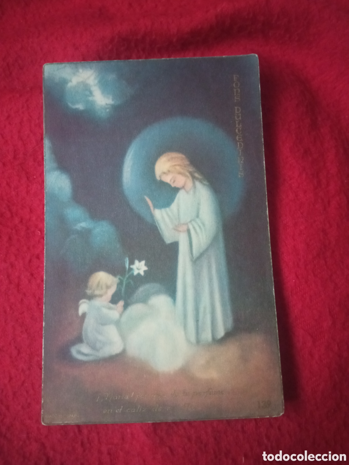 Postales: Antiguo recordatorio de Primera Comuni&oacute;n de 1956, Capilla de la Empresa Bressel, S. A. de Madrid