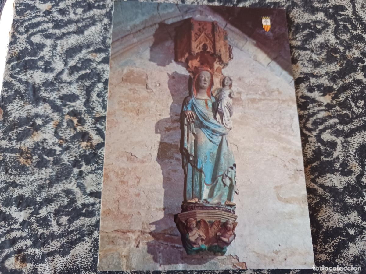 Postales: 15 MONASTERIO SANTES CREUS, IMATGE VERGE DEL CLAUSTRE, ed. RAYMOND