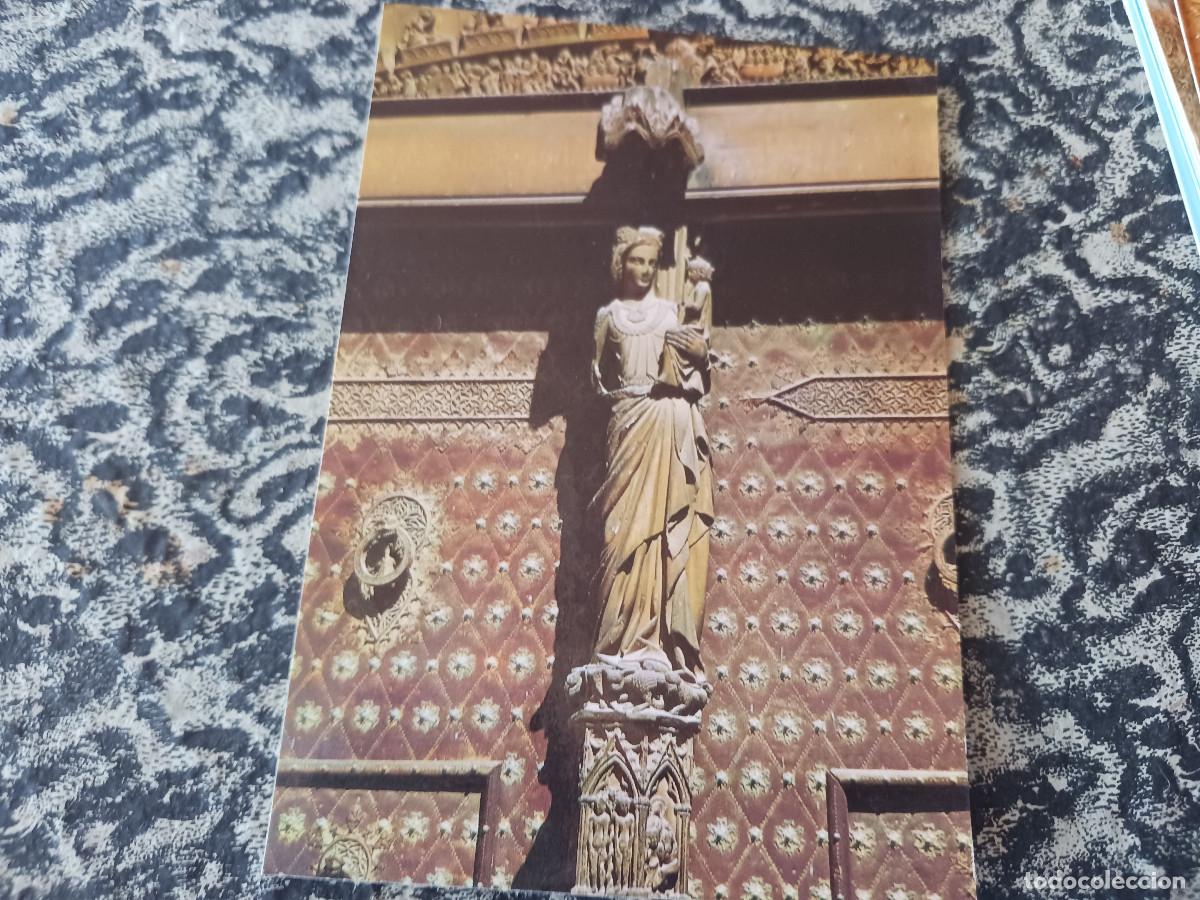 Postales: 141 TARRAGONA - CATEDRAL - PUERTA PRINCIPAL: LA VIRGEN