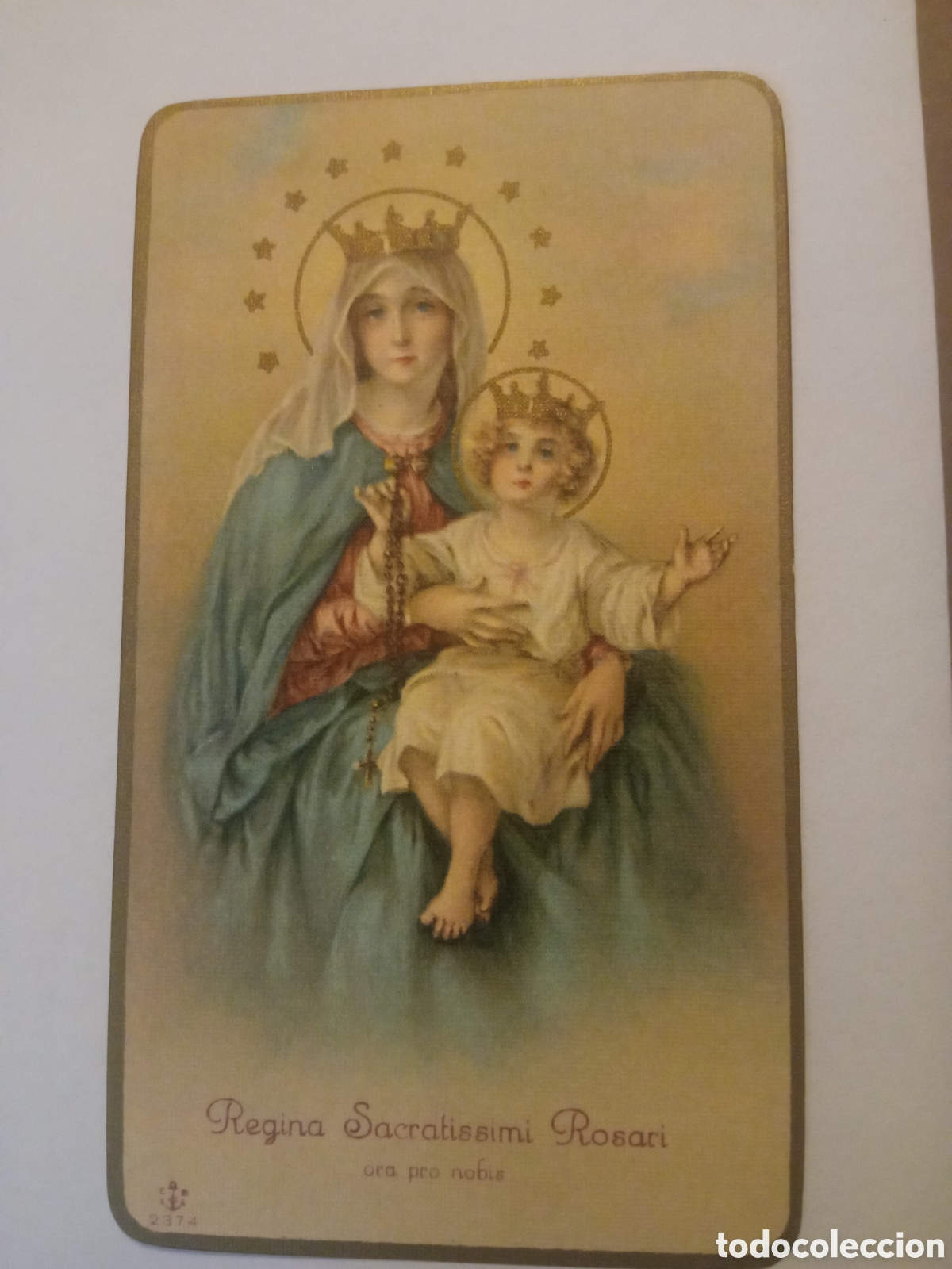 Postales: Antiguo recordatorio de Primera Comuni&oacute;n, de 1938, San Fernando (C&aacute;diz)