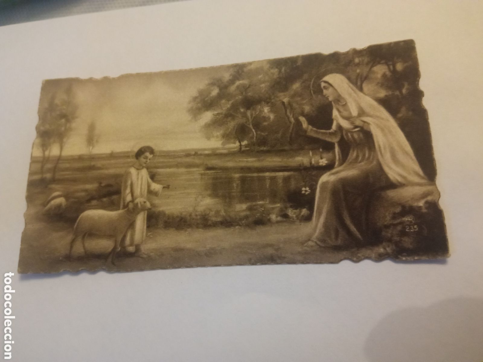 Postales: Antiguo recordatorio de Primera Comuni&oacute;n de 1932,Murcia