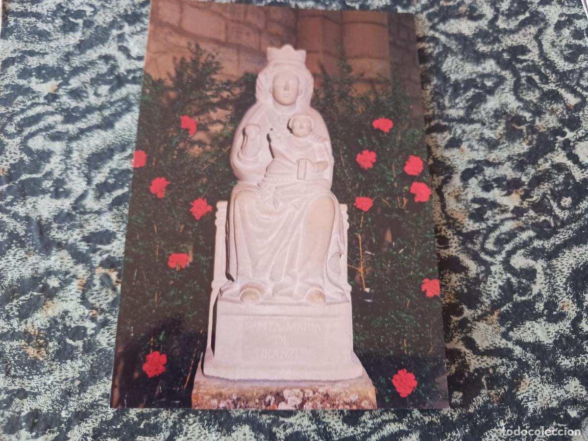 Postales: 90 MONASTERIO DE IRANZU. IMAGEN DE NTRA SRA DE IRANZU, foto tomas