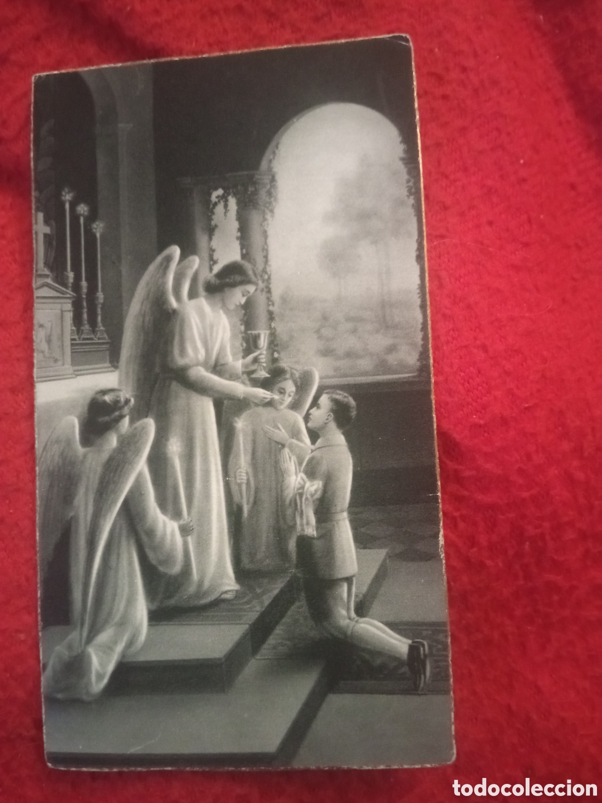 Postales: Antiguo recordatorio de Primera Comuni&oacute;n de 1931,Ciudad Rodrigo