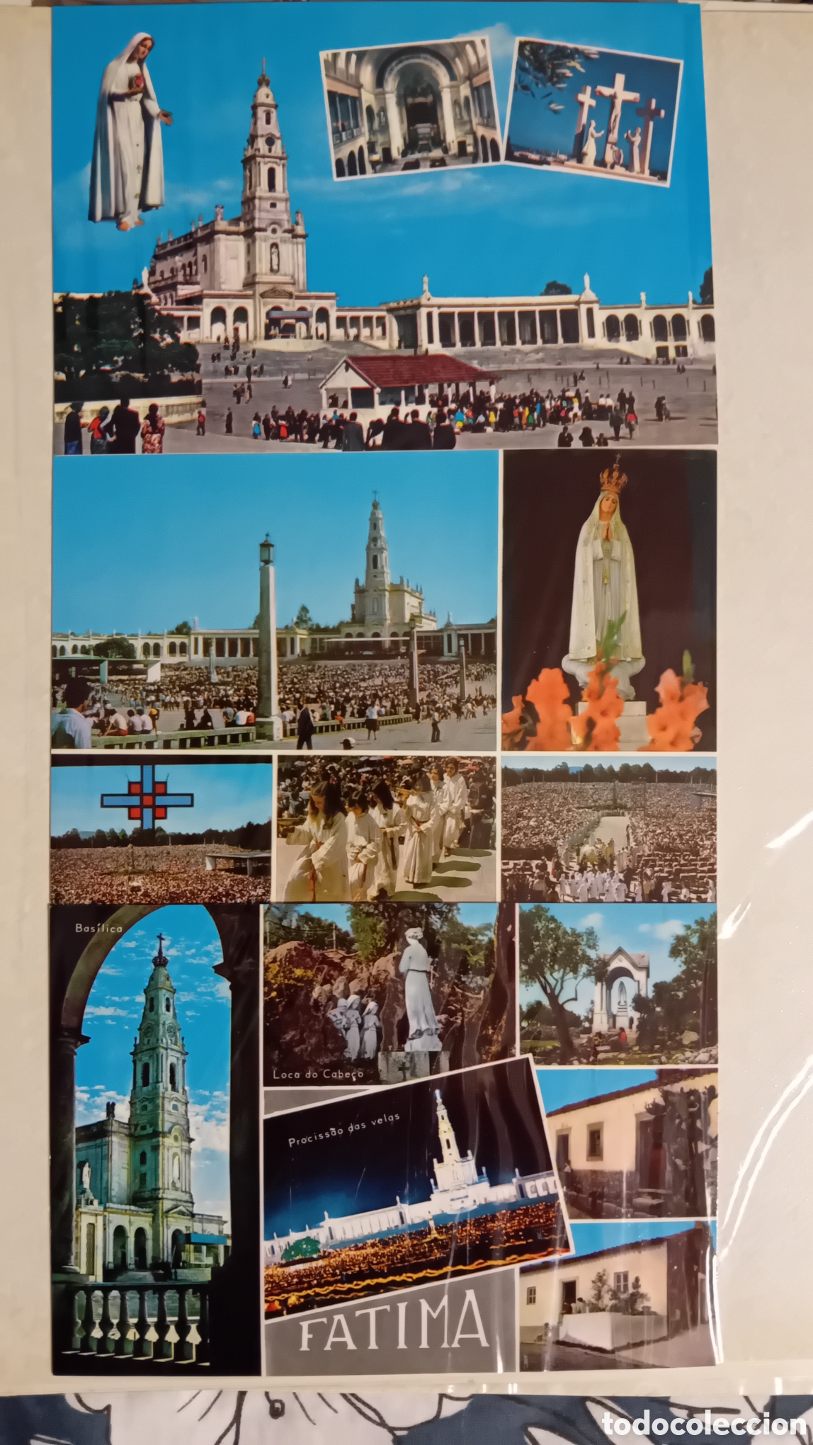Postales: 75 Estampas religiosas antiguas variadas. - Foto 5
