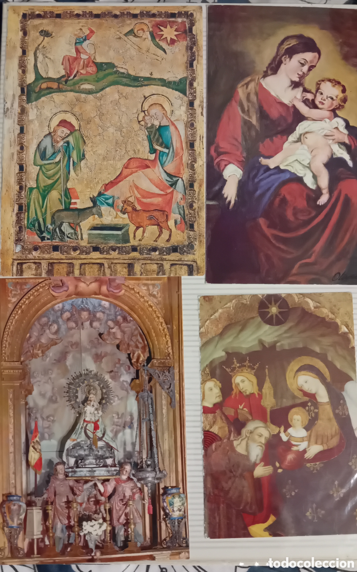 Postales: 75 Estampas religiosas antiguas variadas.