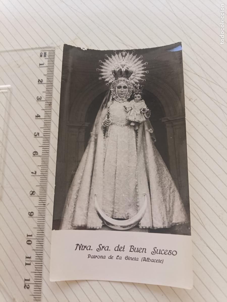 Postales: Estampa antigua. Virgen del Buen Suceso, La Gineta, Albacete