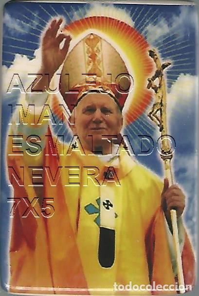 Postales: AZULEJO IMAN PARA NEVERA ESMALTADO MOTIVO RELIGIOSO 7X5 U92