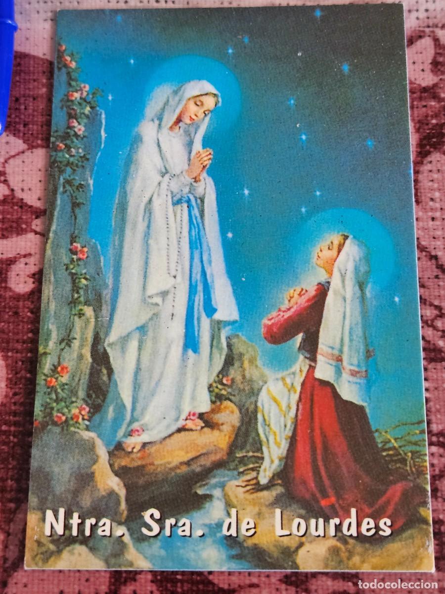 Postales: Estampa Religiosa De Nuestra Se&ntilde;ora De Lourdes (La Virgen De Lourdes).