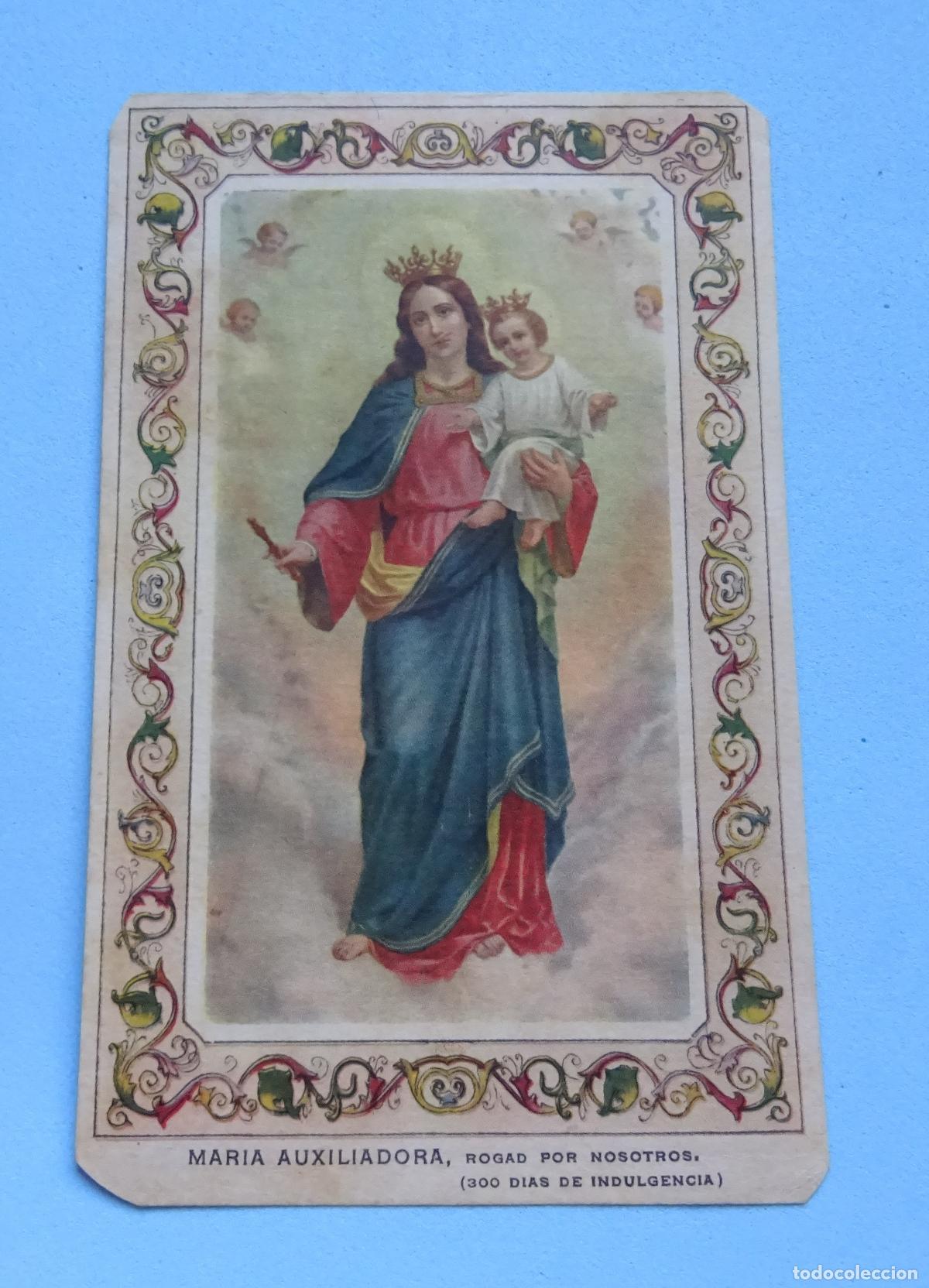 Postales: ESTAMPA MES DE M&ordf; AUXILIADORA, 1957, D&Iacute;A 9