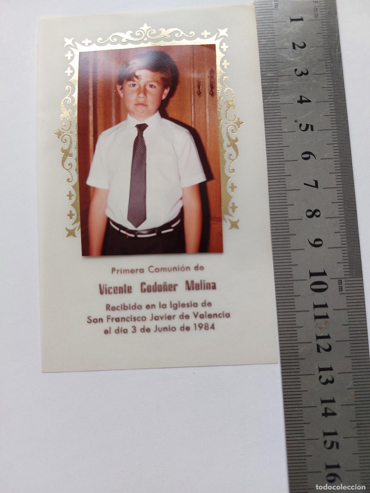 Postales: Estampa de Recuerdo de Primera Comuni&oacute;n en Valencia