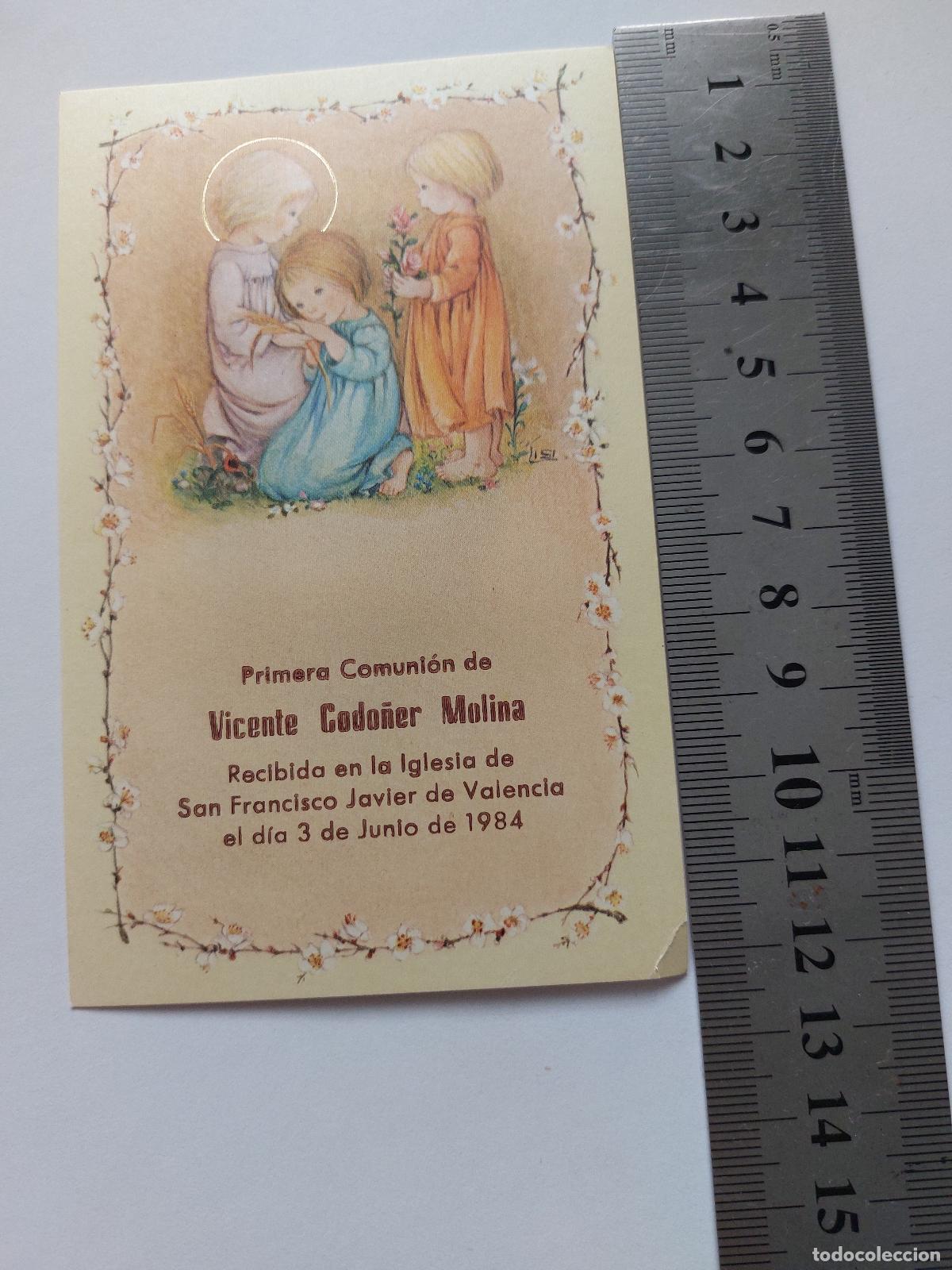 Postales: Estampa de Primera Comuni&oacute;n en Valencia