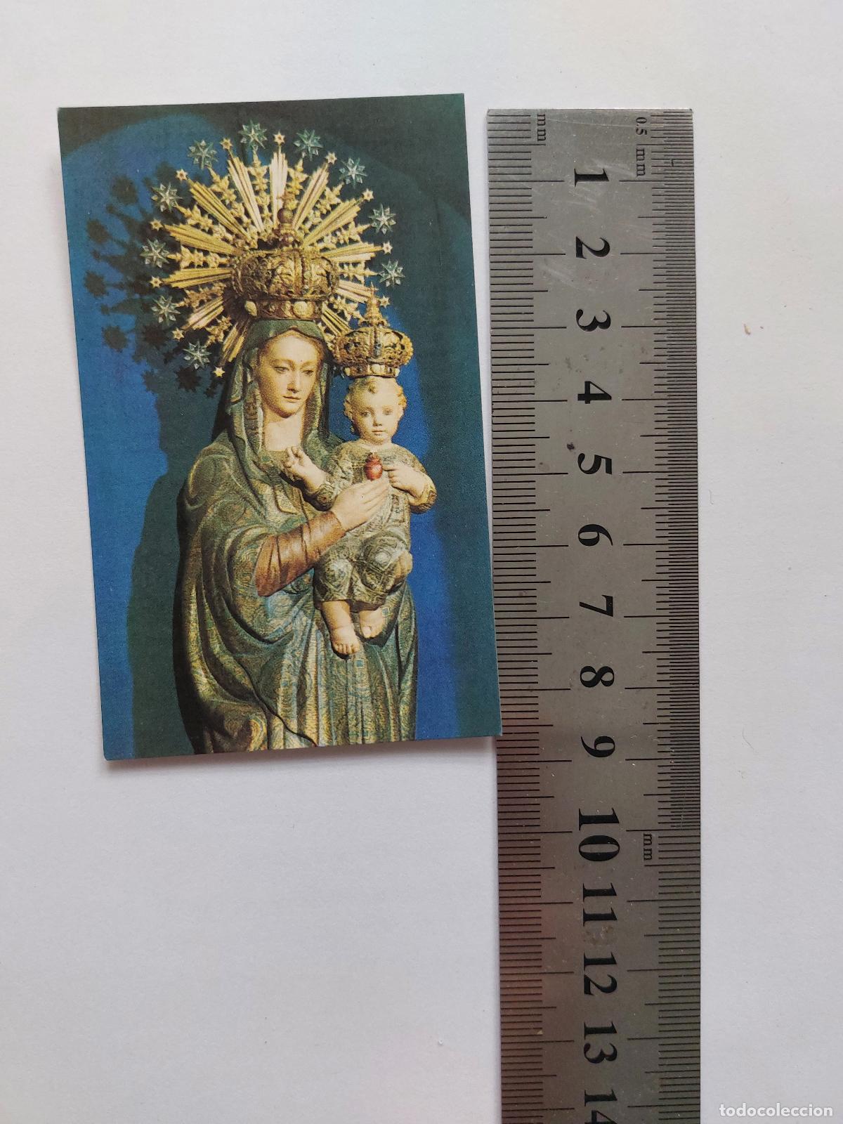 Postales: Estampa religiosa: Virgen con el Ni&ntilde;o Jes&uacute;s, Oraci&oacute;n del Sagrado Coraz&oacute;n