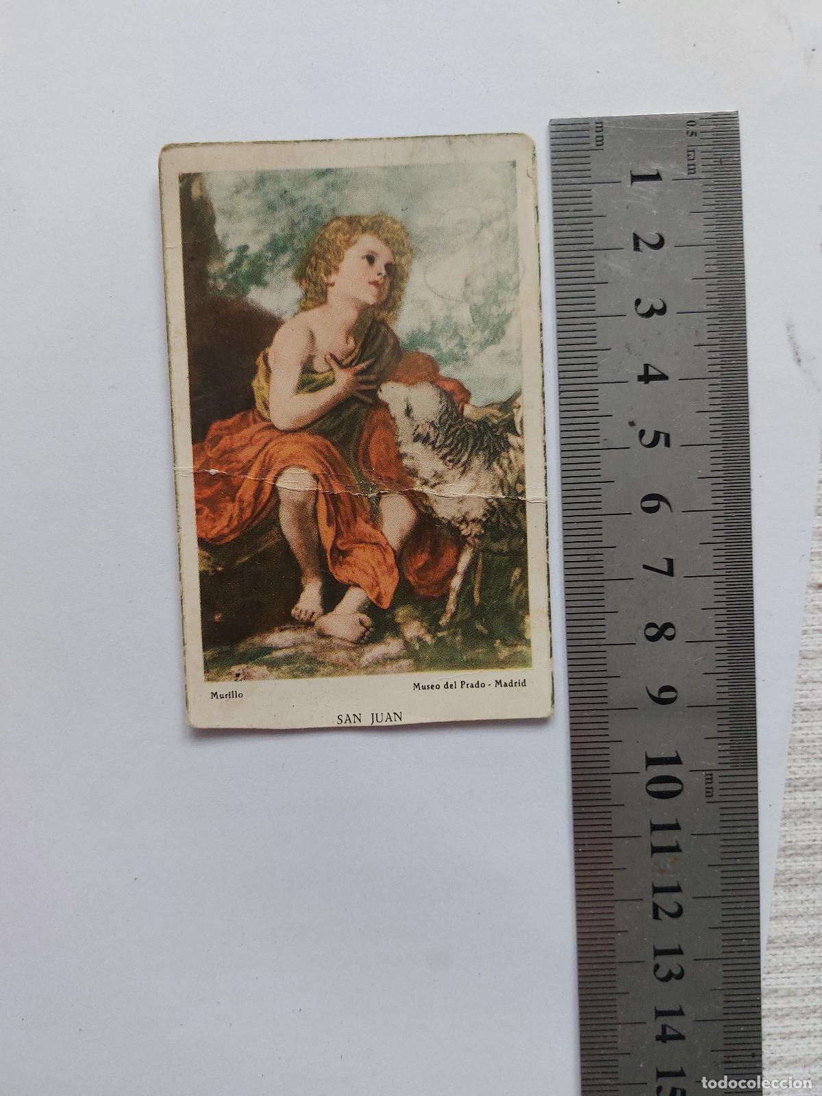 Postkarten: Estampa de San Juan Bautista ni&ntilde;o, pintura de Murillo, Museo del Prado