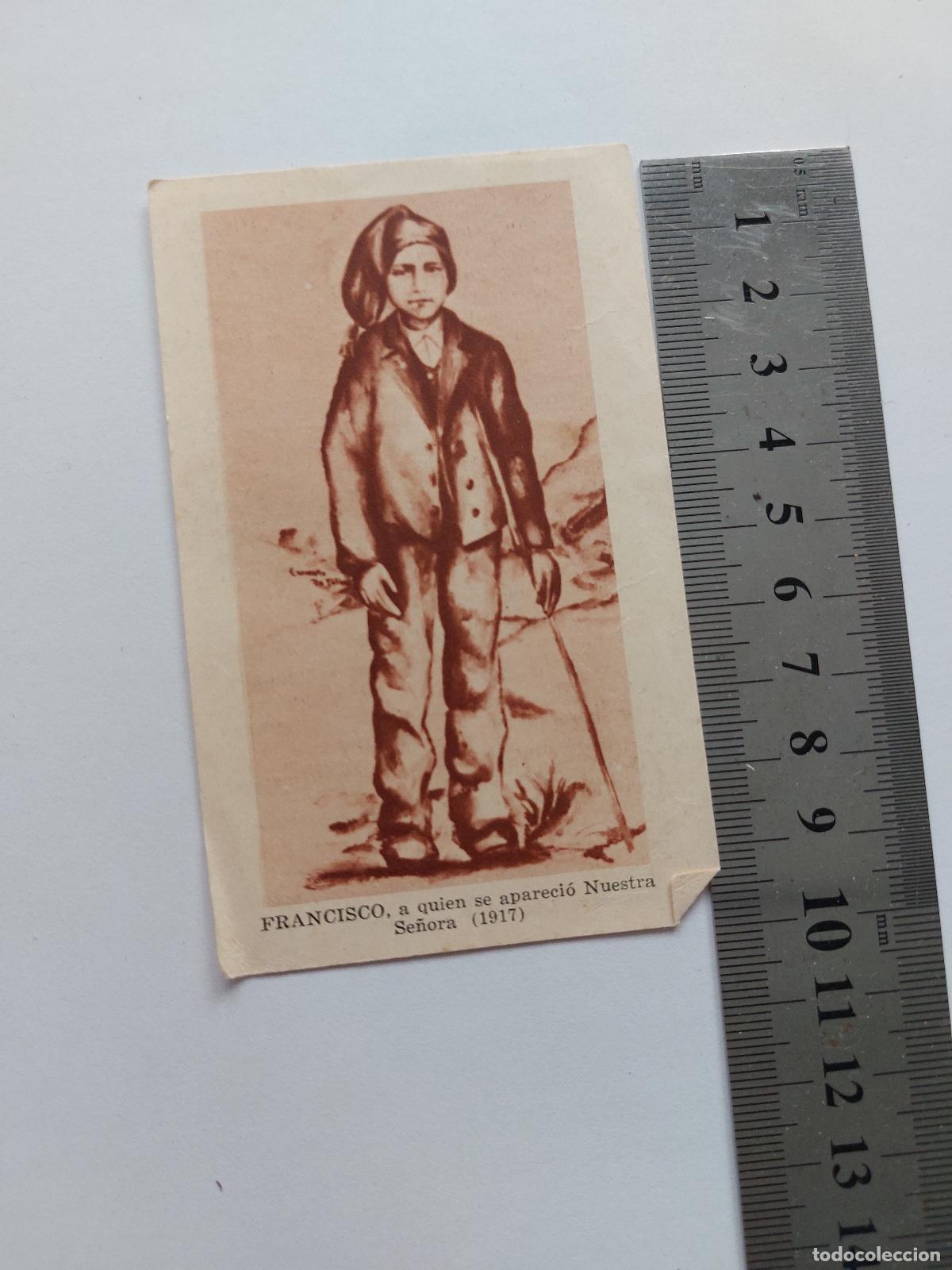 Postcards: Estampa religiosa de Francisco Marto, vidente de F&aacute;tima