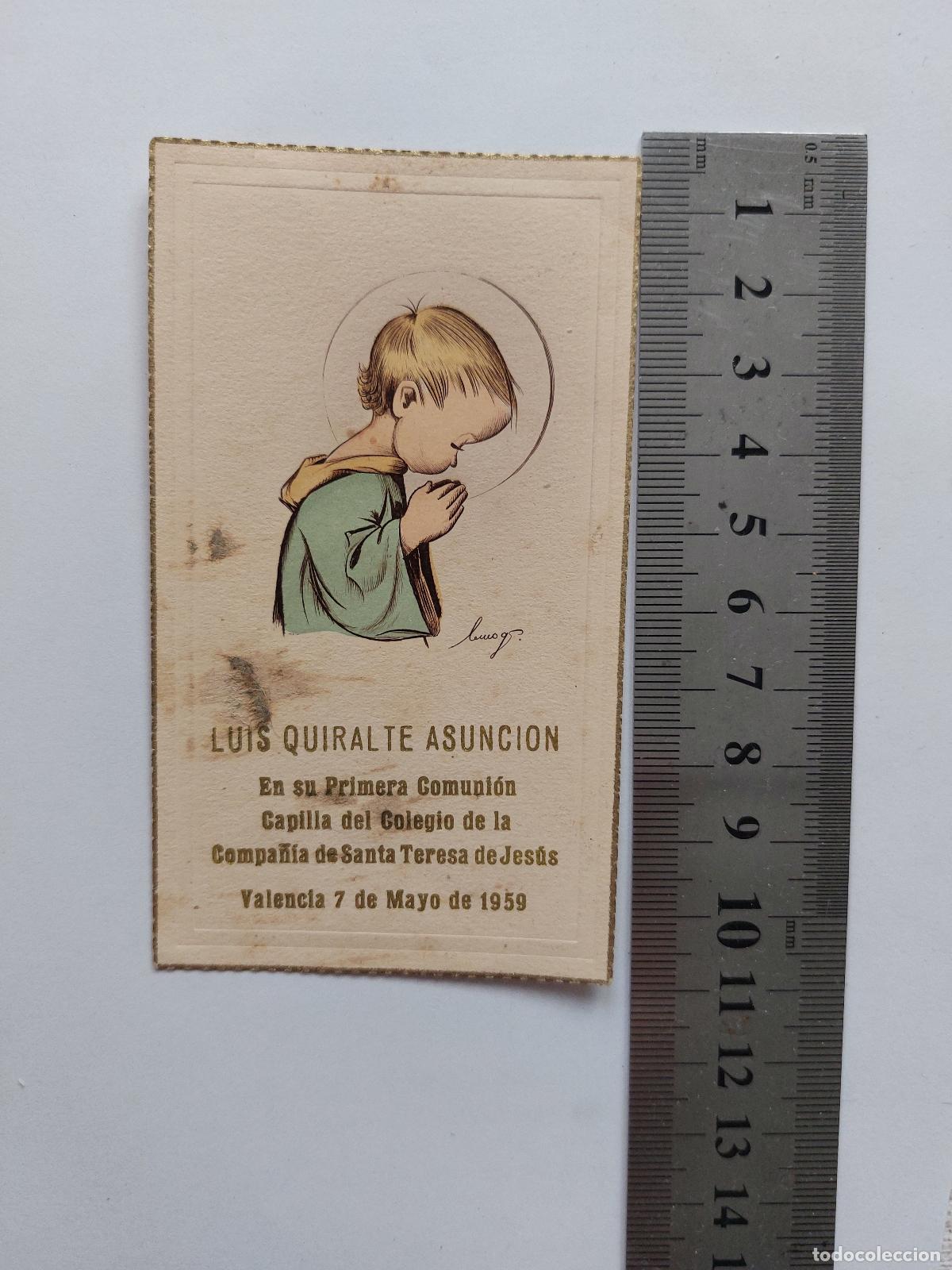 Postcards: Estampa de recordatorio de Primera Comuni&oacute;n