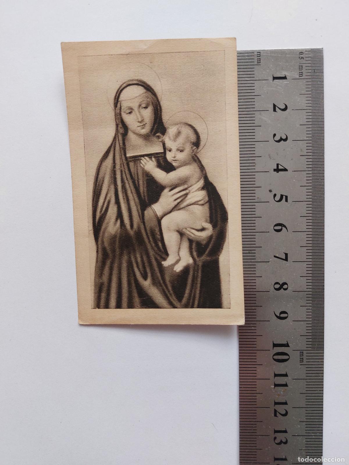 Postales: Estampa de recuerdo de Primera Comuni&oacute;n en Monteolivete