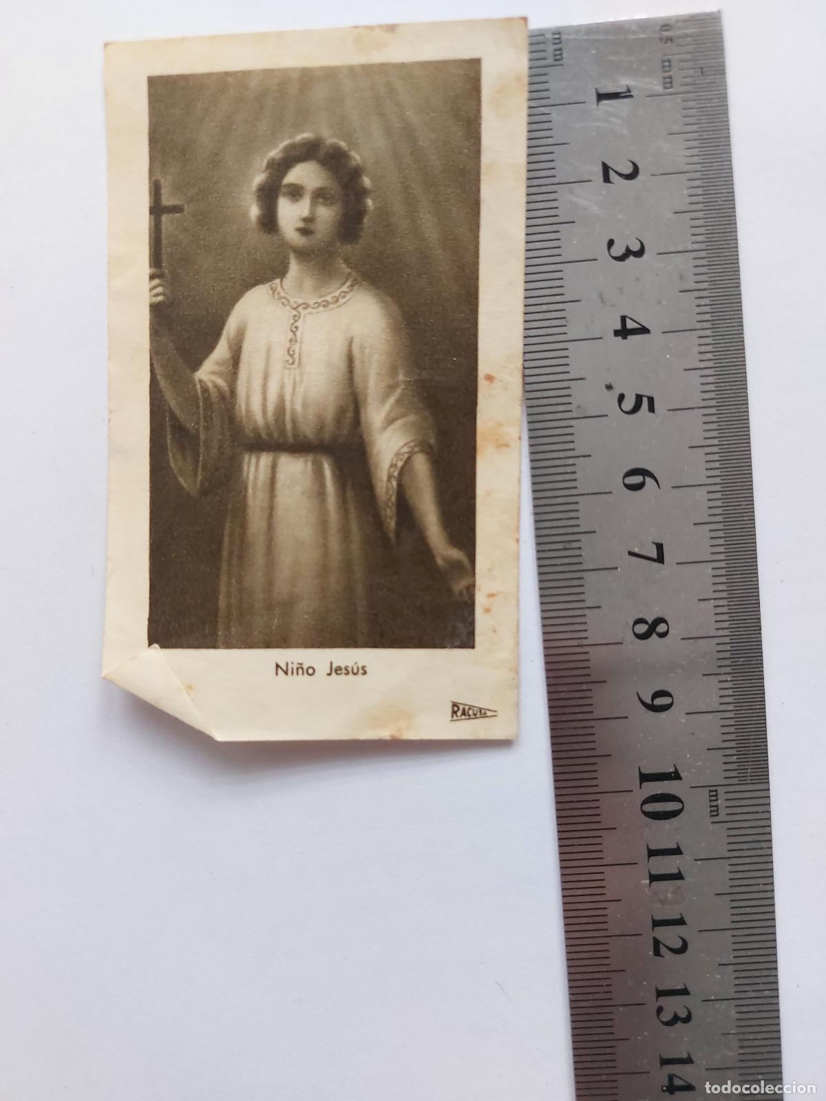 Postales: Estampa con imagen del Ni&ntilde;o Jes&uacute;s