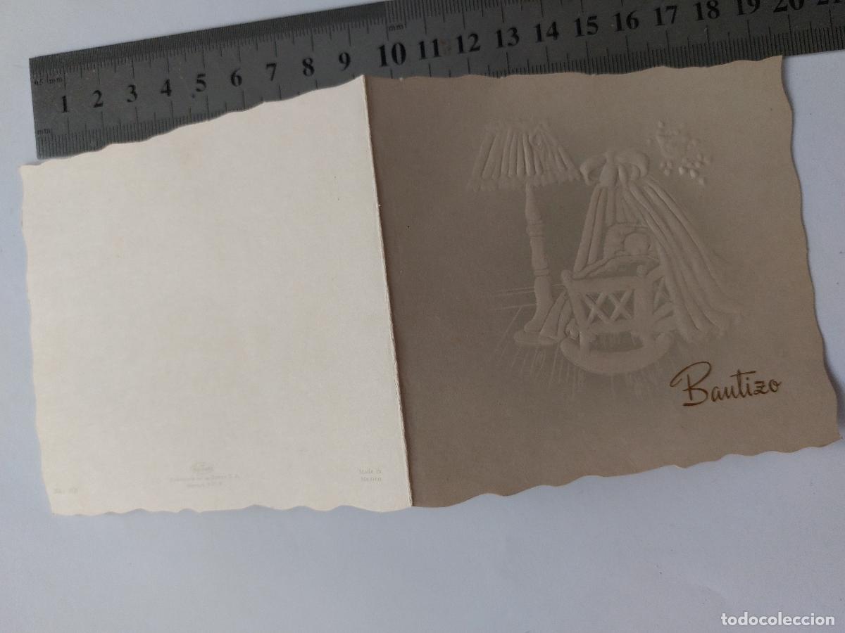 Postales: Estampa de recordatorio de bautizo en Jalapa, Veracruz