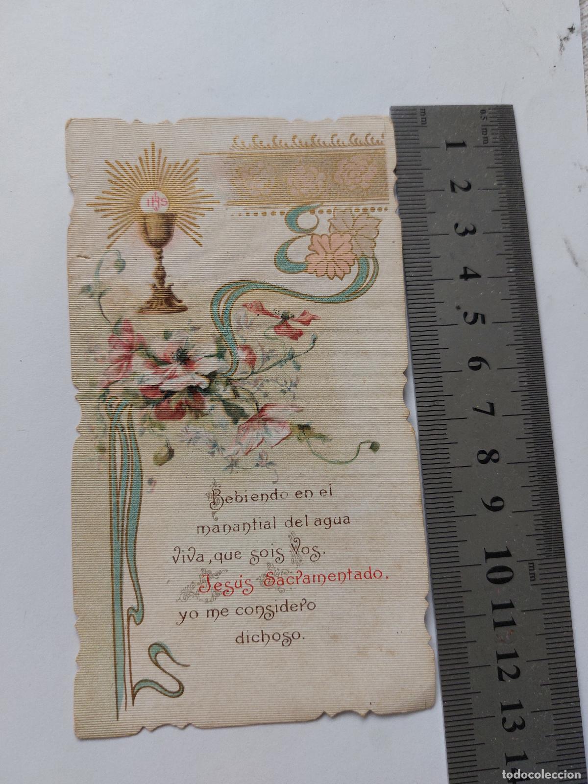 Postales: Estampa de recuerdo de Primera Comuni&oacute;n en Masamagrell