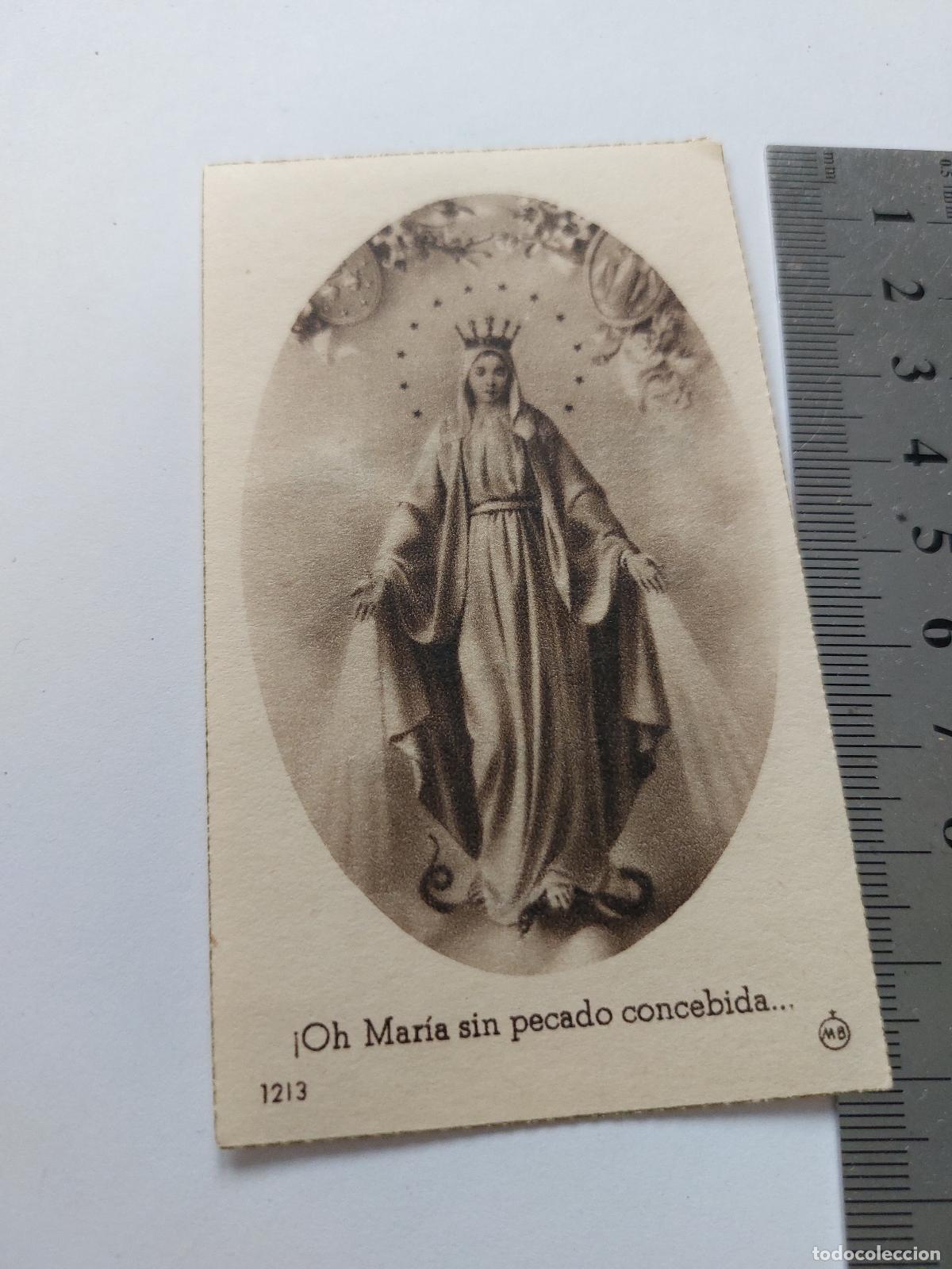 Postales: Estampa religiosa de la Virgen Milagrosa