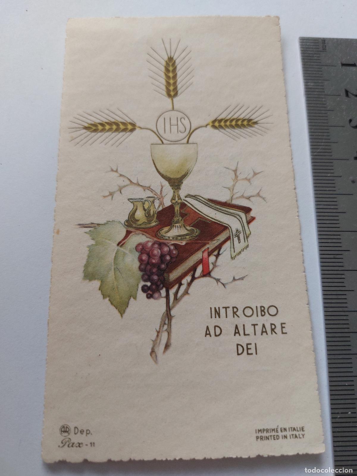 Postales: Estampa religiosa con representaci&oacute;n eucar&iacute;stica, Imprenta Moderna Cuenca