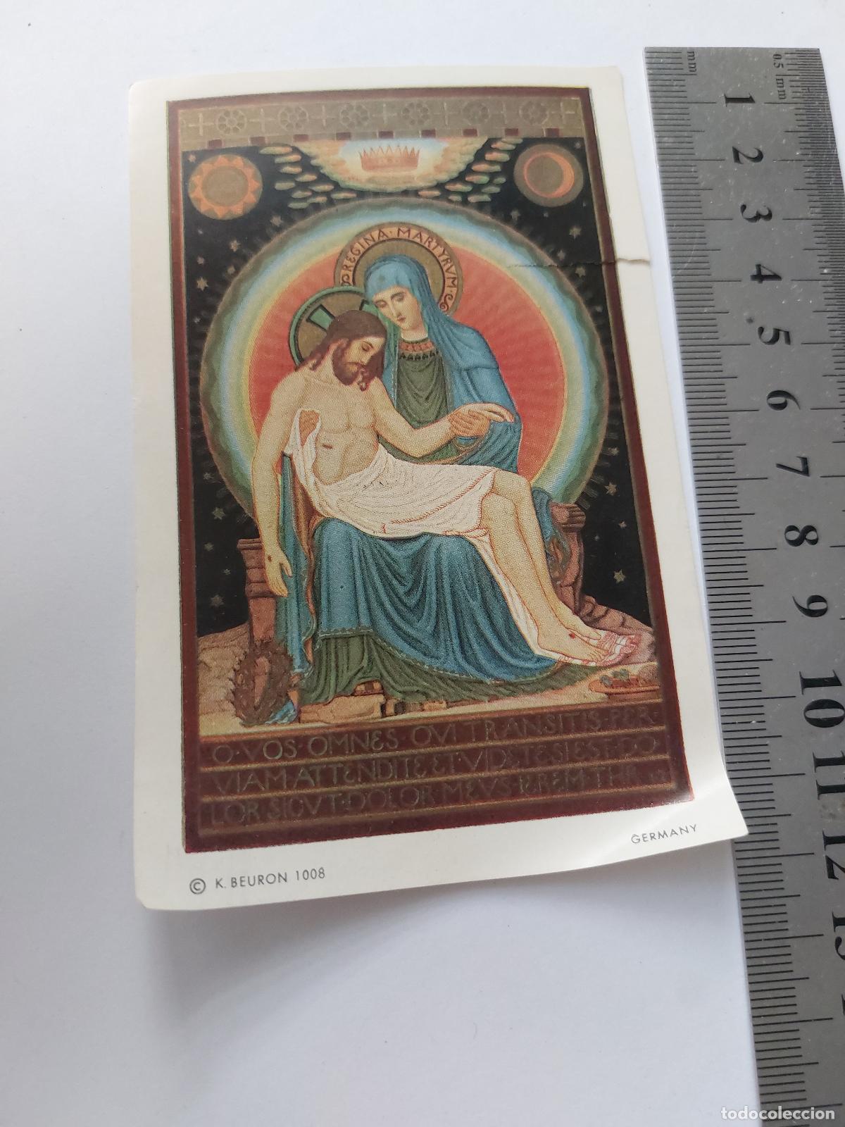 Postales: Estampa de Invitaci&oacute;n a Primera Misa en Enguidanos