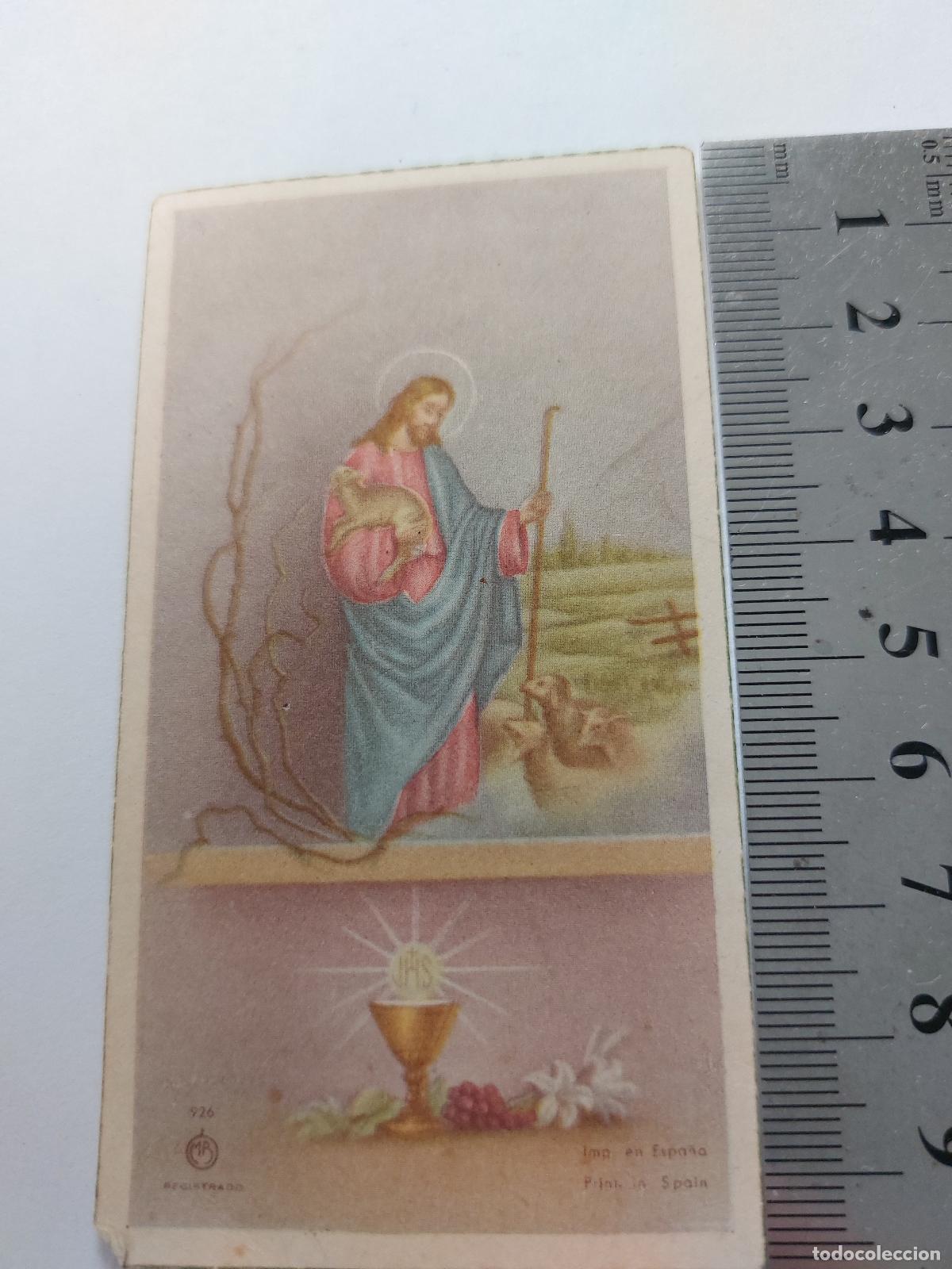 Postales: Estampa religiosa de Jesucristo como Buen Pastor