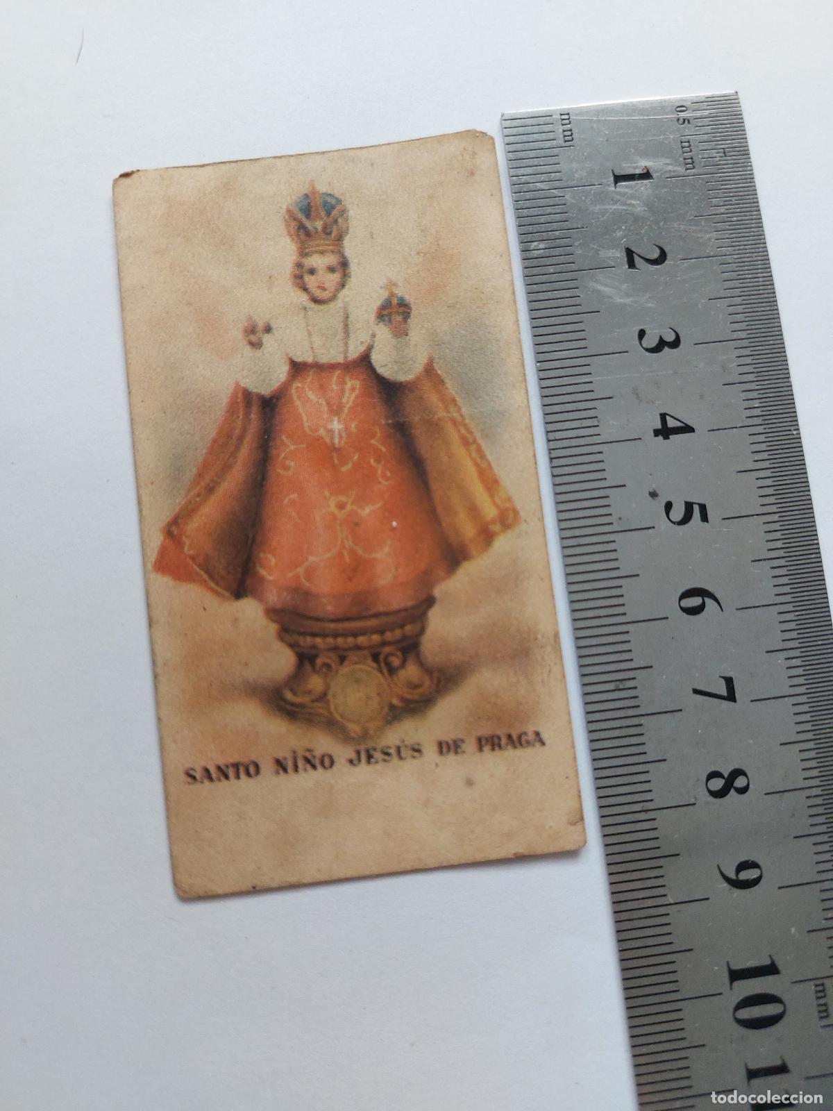 Postales: Estampa estampa religiosa del Santo Ni&ntilde;o Jes&uacute;s de Praga
