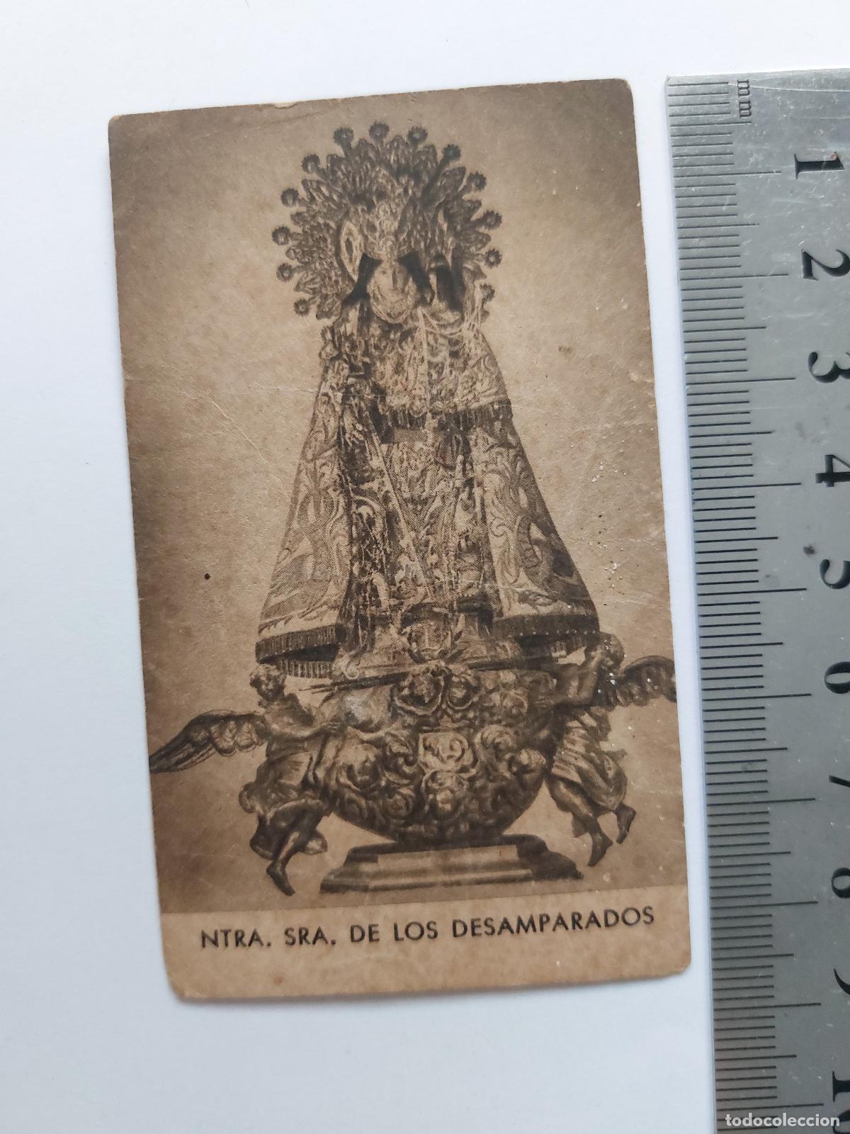 Postales: Estampa de Nuestra Se&ntilde;ora de los Desamparados, Valencia