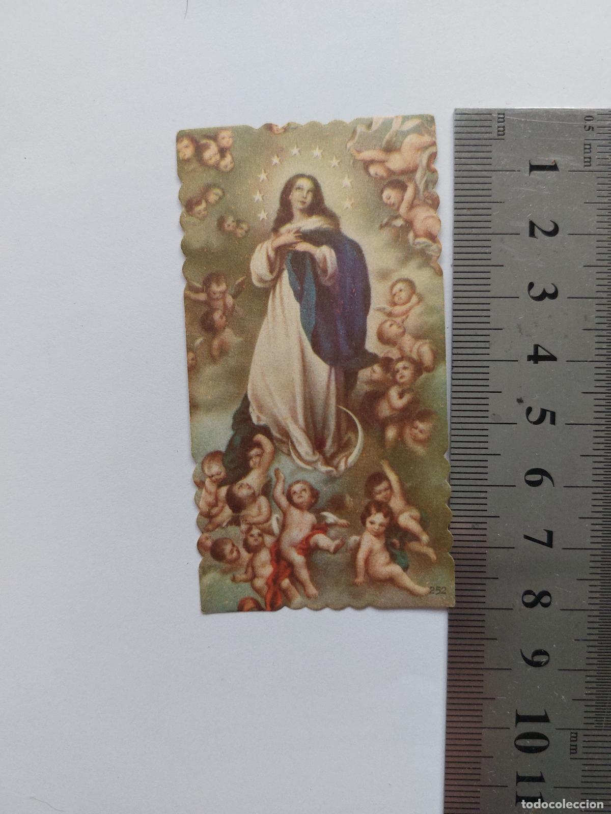 Postales: Estampa de Estampa Religiosa con la Virgen Maria