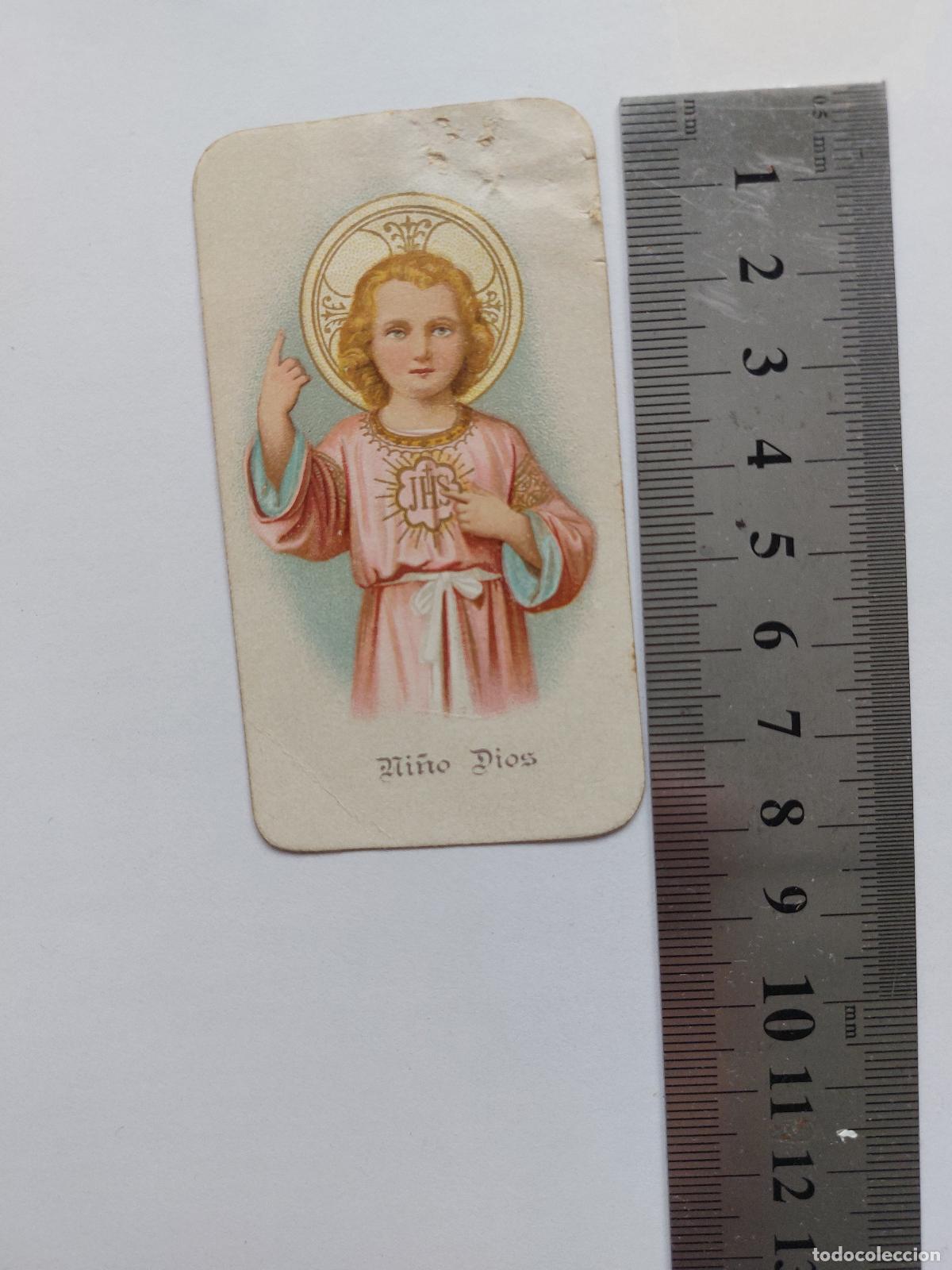 Postales: Estampa estampa religiosa del Ni&ntilde;o Dios, icono cristiano