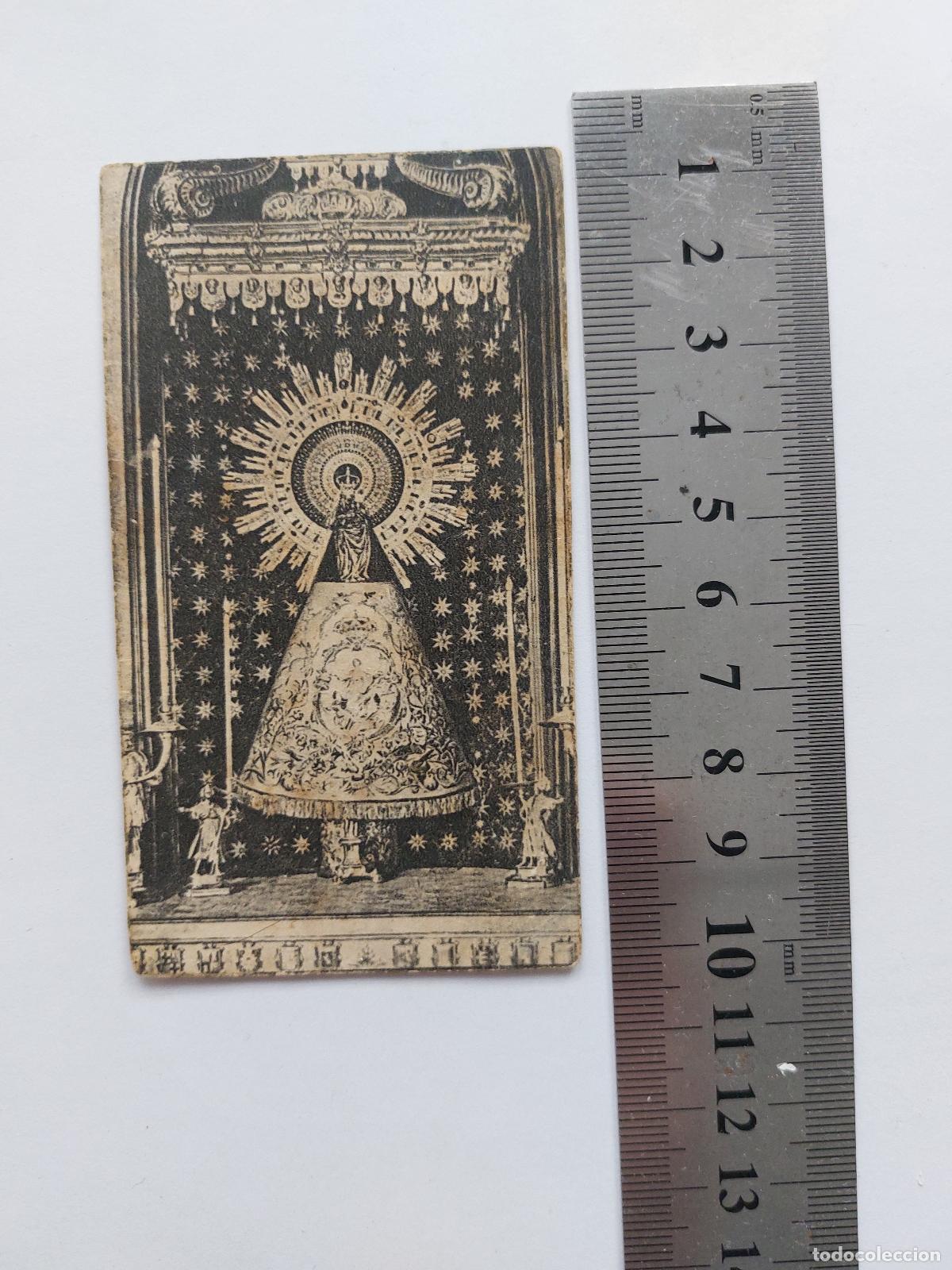 Postales: Estampa conmemorativa de la Virgen del Pilar en Chiva