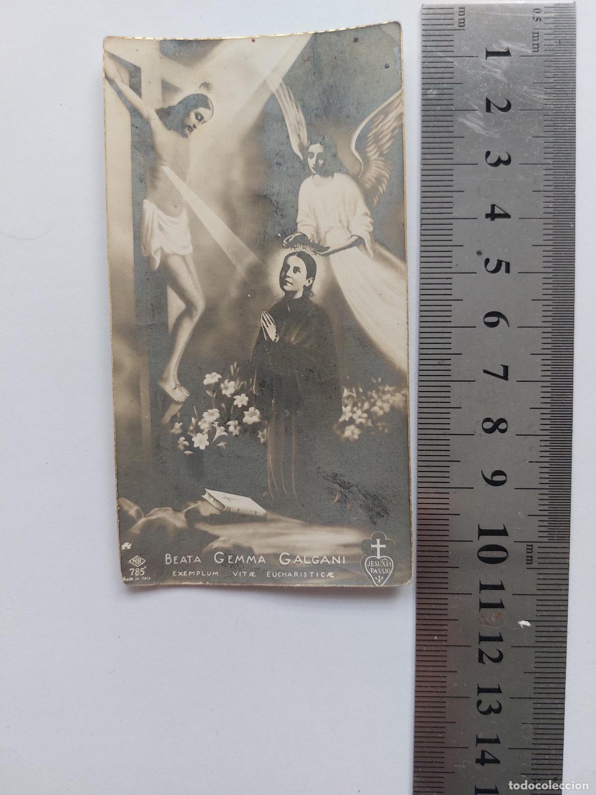 Postales: Estampa de estampa religiosa de la Beata Gemma Galgani