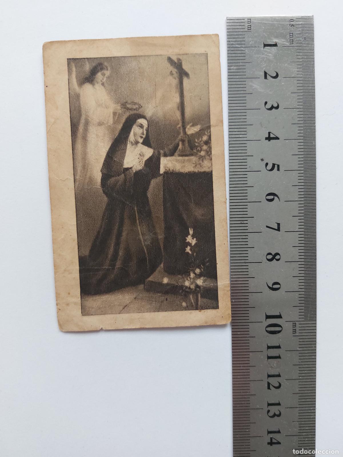 Postales: Estampa religiosa monja orando arte sacro