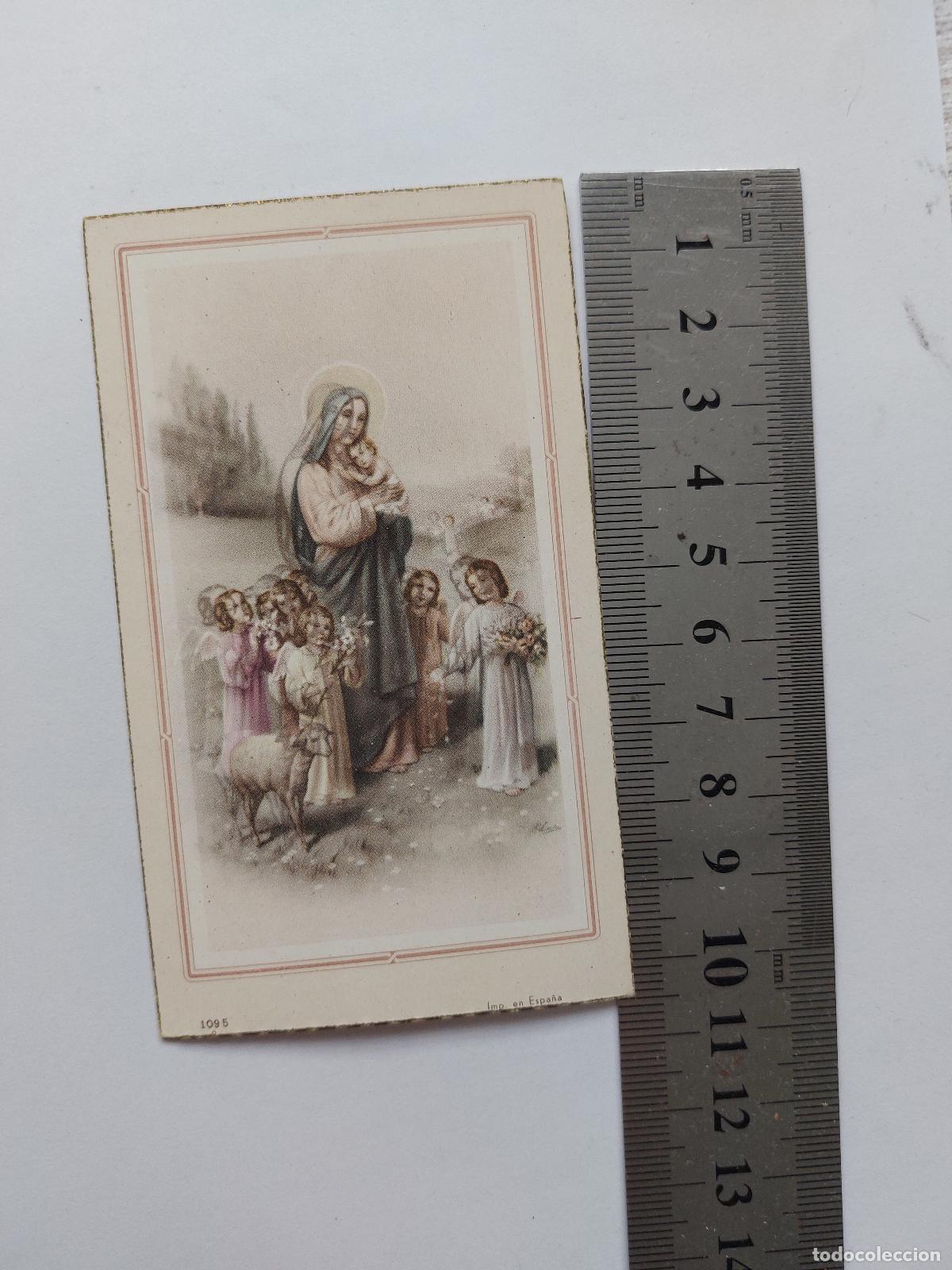 Postales: Estampa de recuerdo de Primera Comuni&oacute;n, ni&ntilde;o Joaqu&iacute;n Codo&ntilde;er Adam