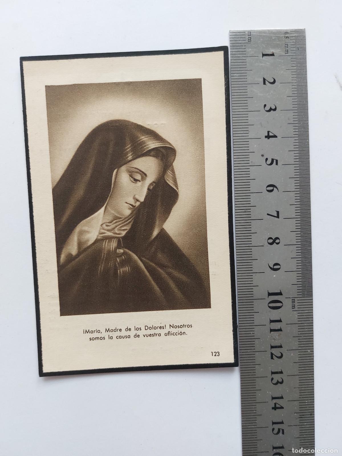 Postales: Estampa religiosa con imagen del Santo Cristo de Limpias y la Virgen