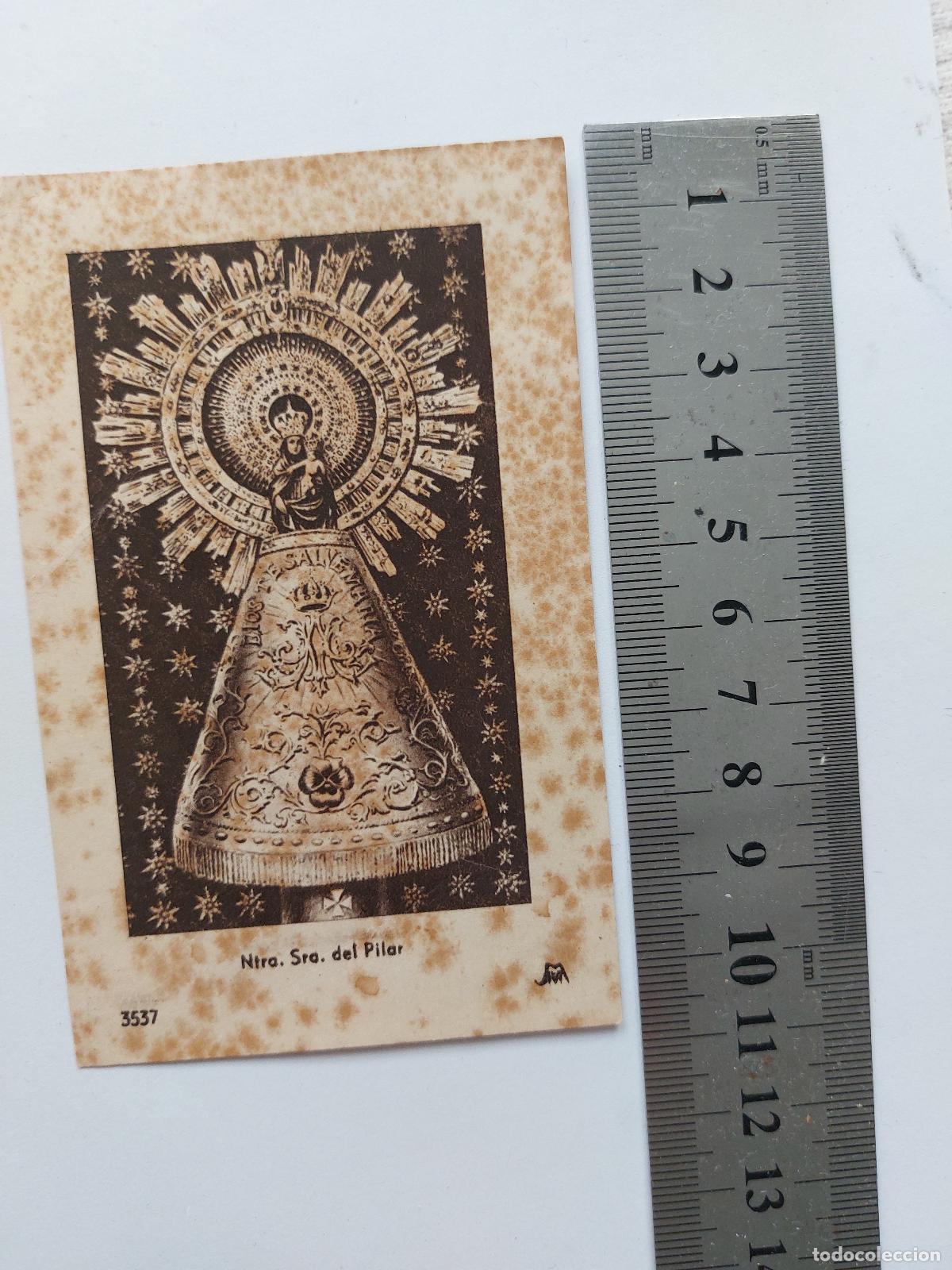 Postales: Estampa de Nuestra Se&ntilde;ora del Pilar Zaragoza
