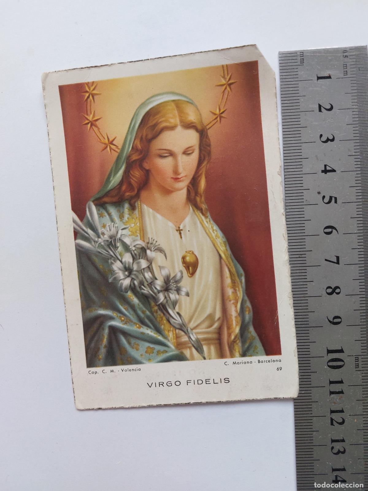 Postales: Estampa Virgo Fidelis Parroquia Angel Custodio
