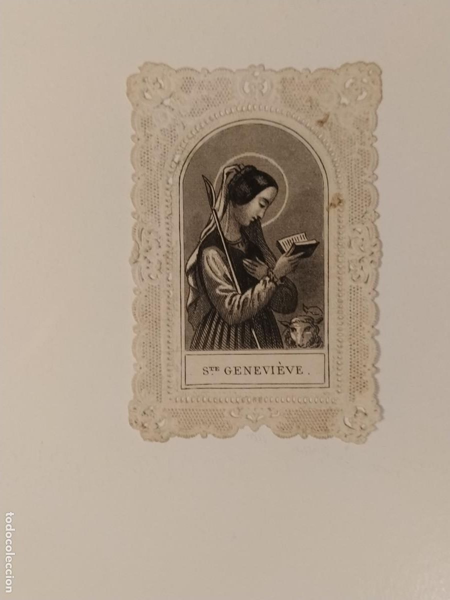 Postales: STE GENEVIEVE - ESTAMPA ANTIGUA PUNTILLA -VER FOTOS-(K-16.061)