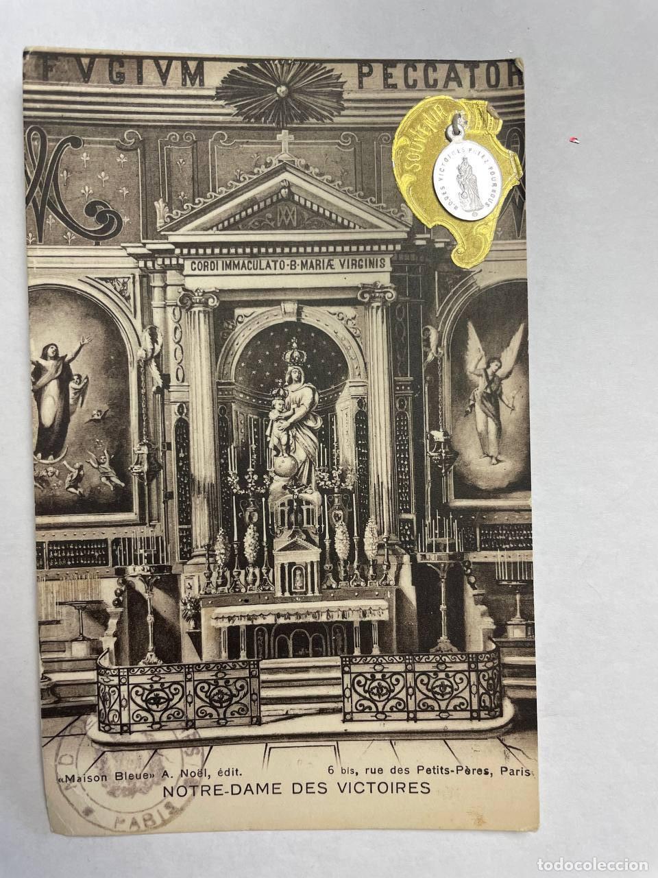 Postales: Religious Interior Painting Statue Postcard *YAG603