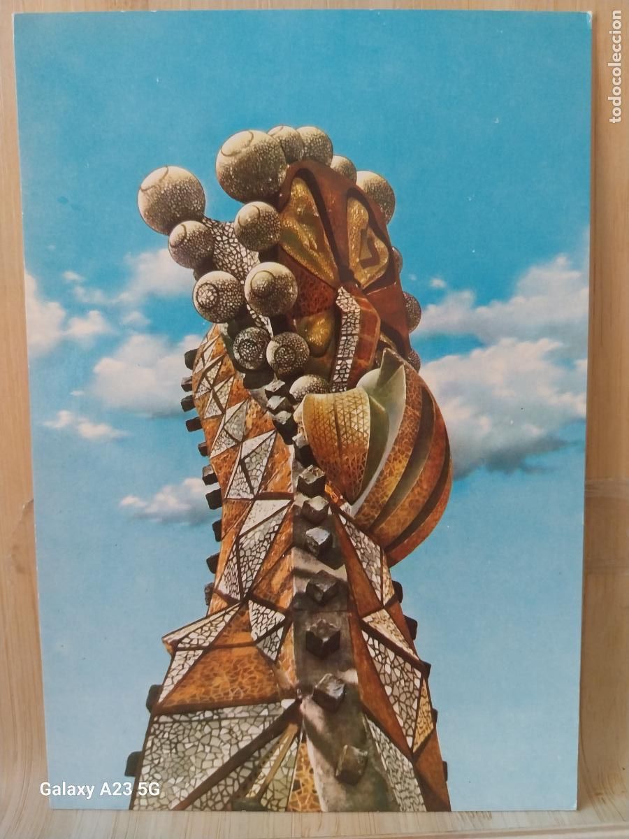 Postales: SAGRADA FAMILIA BARCELONA REMATE CAMPANARIO ED ZERKOWITZ 2142