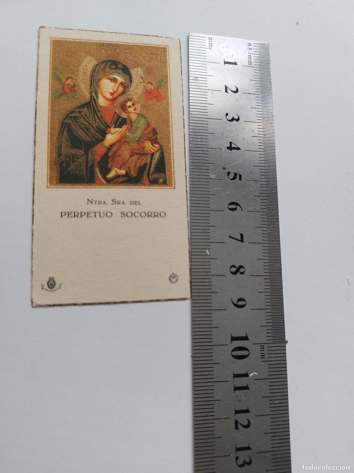Cartoline: Estampa Religiosa de Nuestra Se&ntilde;ora del Perpetuo Socorro