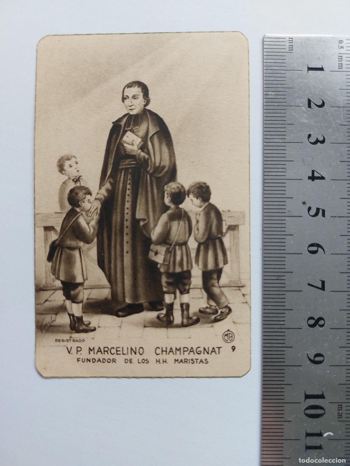 Cartoline: Estampa de Marcelino Champagnat Fundador de los Hermanos Maristas