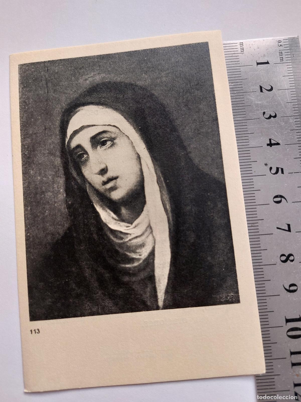 Postales: Estampa de recordatorio f&uacute;nebre de Seraf&iacute;n Lizandra Borrell